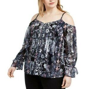 INC International Concepts Patchwork Cold Shoulder